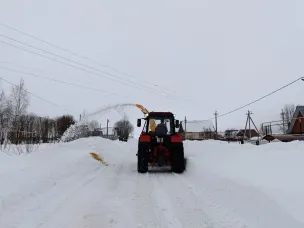 Очистка улиц от снега